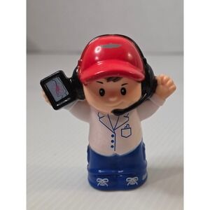 Fisher Price Little People Race Car Driver Pit Crew Figure 2015 Mattel